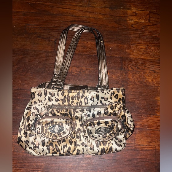 Cheetah Leopard Print Handbag Purse - Picture 3 of 9